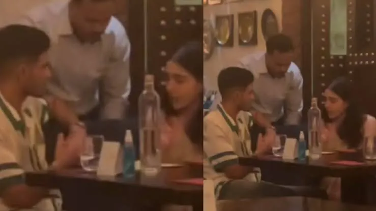 Shubman Gill Sara Ali Khan Dinner