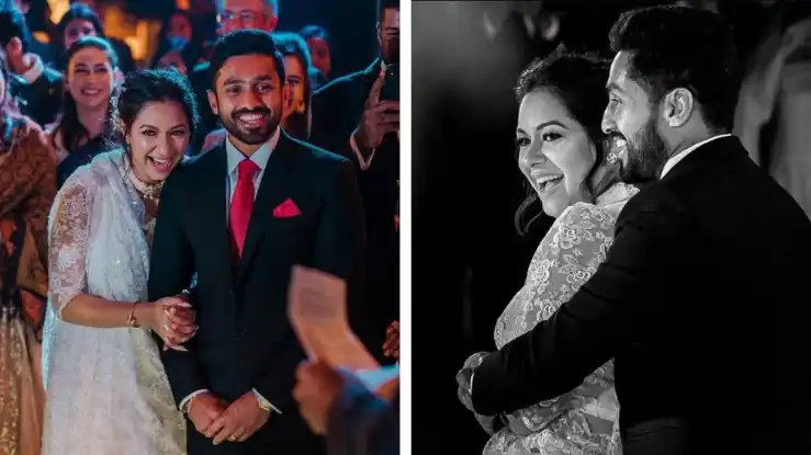 Karun Nair and Sanaya Tankariwala wedding