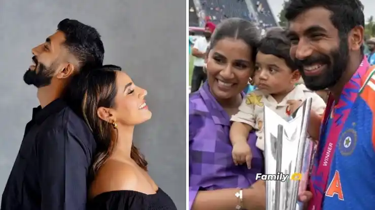 Jasprit Bumrah wife and son