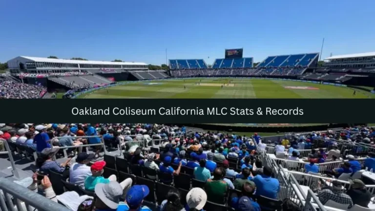 Oakland Coliseum California MLC Stats & Records Oakland Coliseum California MLC Stats & Records