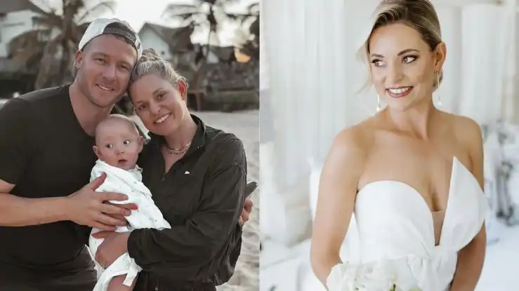 David Miller's wife and son