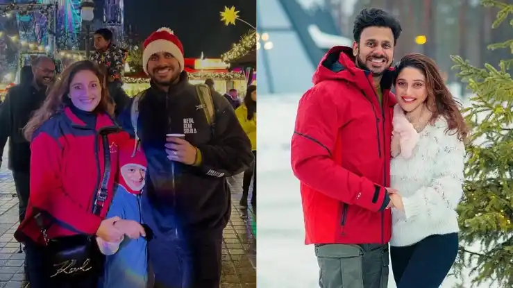 Manoj Tiwary's wife and son