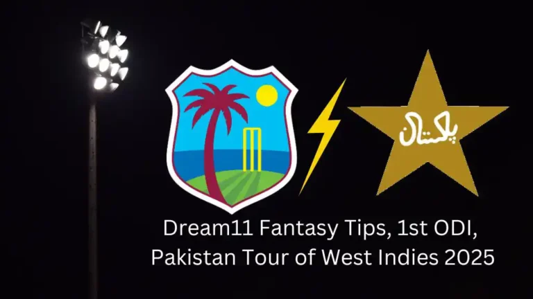 WI vs PAK 1st ODI 2025 — Dream11 Prediction
