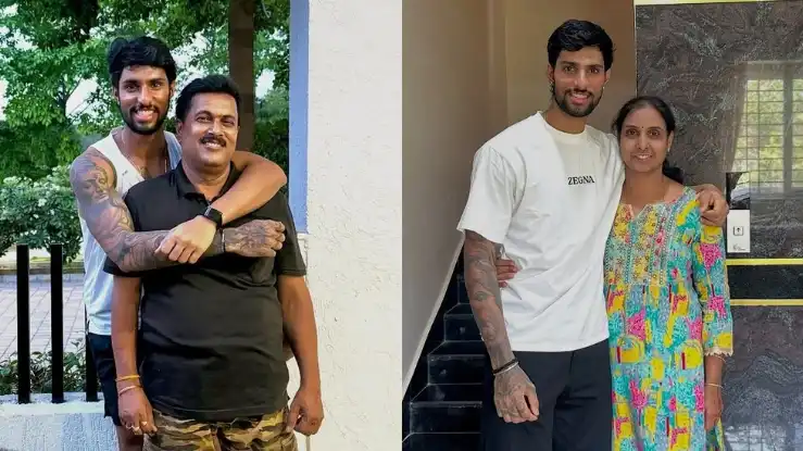 Tilak Varma's father and mother