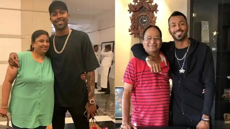 Hardik Pandya's Father and Mother