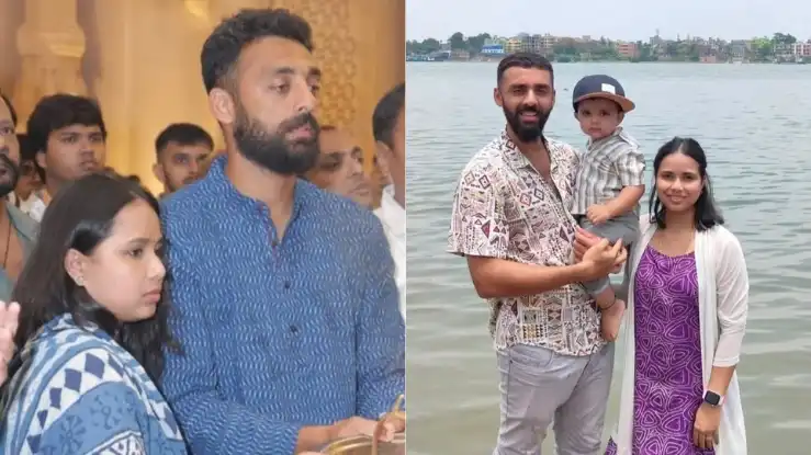 Varun Chakaravarthy's Wife and Son