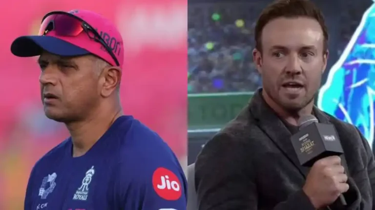 AB de Villiers Hints at Reason Behind Rahul Dravid’s Departure from Rajasthan Royals AB de Villiers Hints at Reason Behind Rahul Dravid’s Departure from Rajasthan Royals