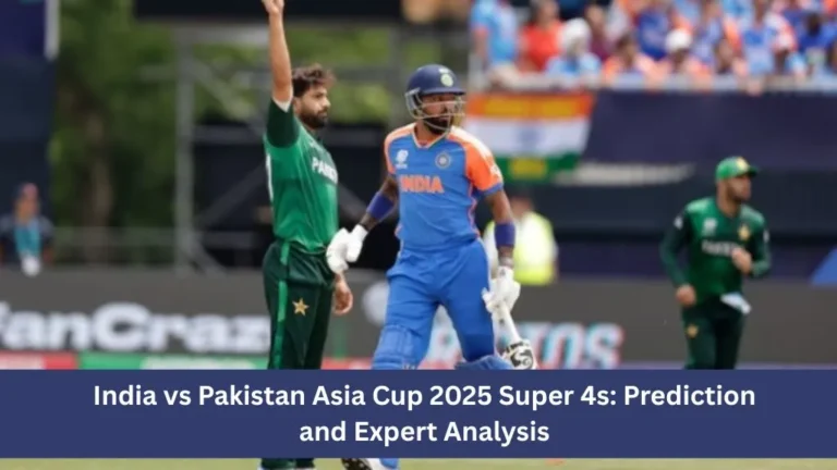 India vs Pakistan Asia Cup 2025 Super 4s: Prediction, Win Probability, and Expert Analysis India vs Pakistan Asia Cup 2025 Super 4s: Prediction, Win Probability, and Expert Analysis