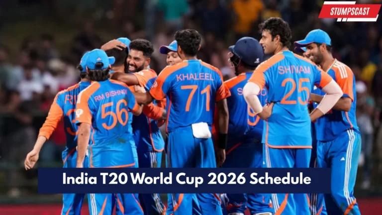India’s T20 World Cup 2026: Schedule, Stats & Full Details India's T20 World Cup 2026 Schedule and Stats