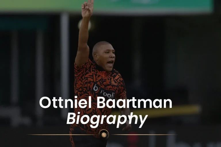 Ottniel Baartman Height, Age, Net Worth, Stats, Jersey Number, SA20 Salary, Biography Ottniel Baartman Bio