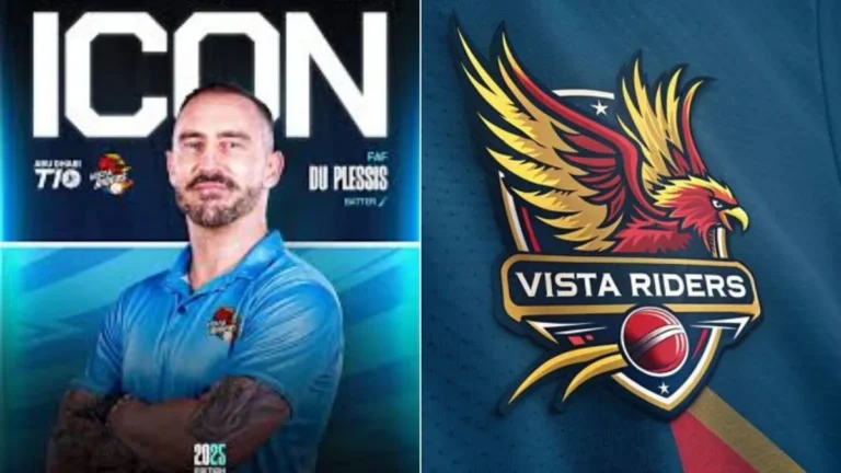 Vista Riders schedule and squad Abu Dhabi T10 League 2025