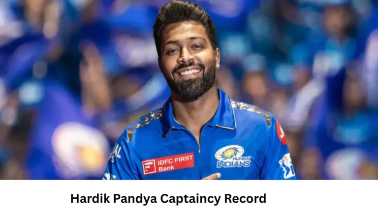 Hardik Pandya Captaincy Record
