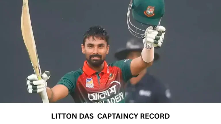 Litton Das Captaincy Record & Stats in Test, ODI, T20, BPL (All Formats) Litton Das Captaincy Record