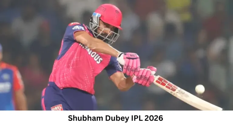 Shubham Dubey IPL 2026: Price, Team, Career Stats, Salary, Recent Form Shubham Dubey IPL 2026